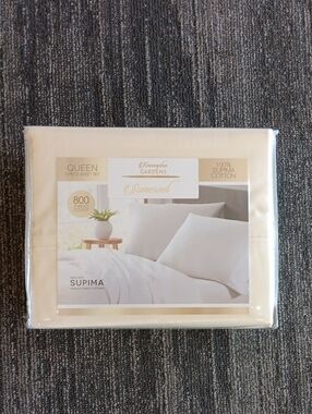 Kensington Gardens/Somerset Queen Sheet Set in Cream